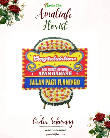 Sewa Papan Bunga Lenek